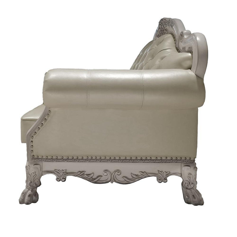 Acme Furniture Dresden Stationary Polyurethane Loveseat LV01689 IMAGE 4