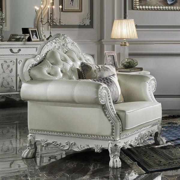 Acme Furniture Dresden Stationary Polyurethane Chair LV01690 IMAGE 1