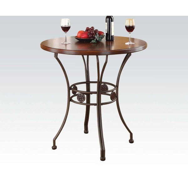 Acme Furniture Round Tavio Pub Height Dining Table 96069KIT IMAGE 1