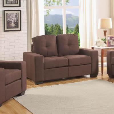 Acme Furniture Platinum III Stationary Fabric Loveseat 52936 IMAGE 1