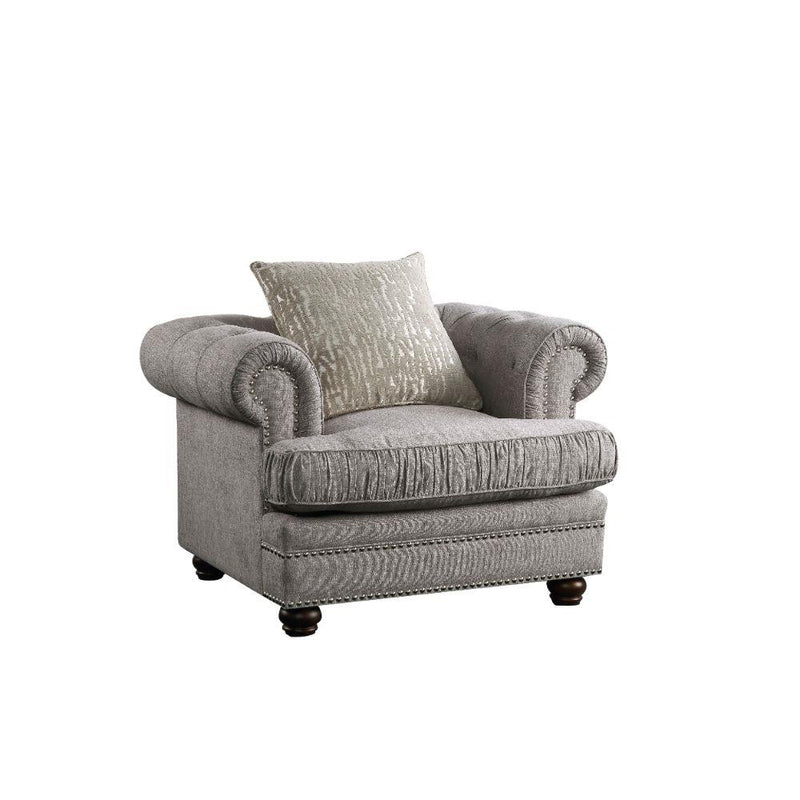 Acme Furniture Gardenia Stationary Fabric Chair 53097 IMAGE 1