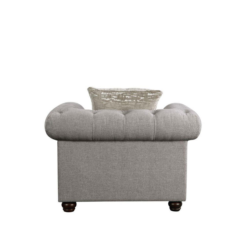 Acme Furniture Gardenia Stationary Fabric Chair 53097 IMAGE 4