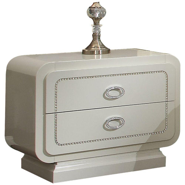 Acme Furniture Bellagio 2-Drawer Nightstand 20393 IMAGE 1