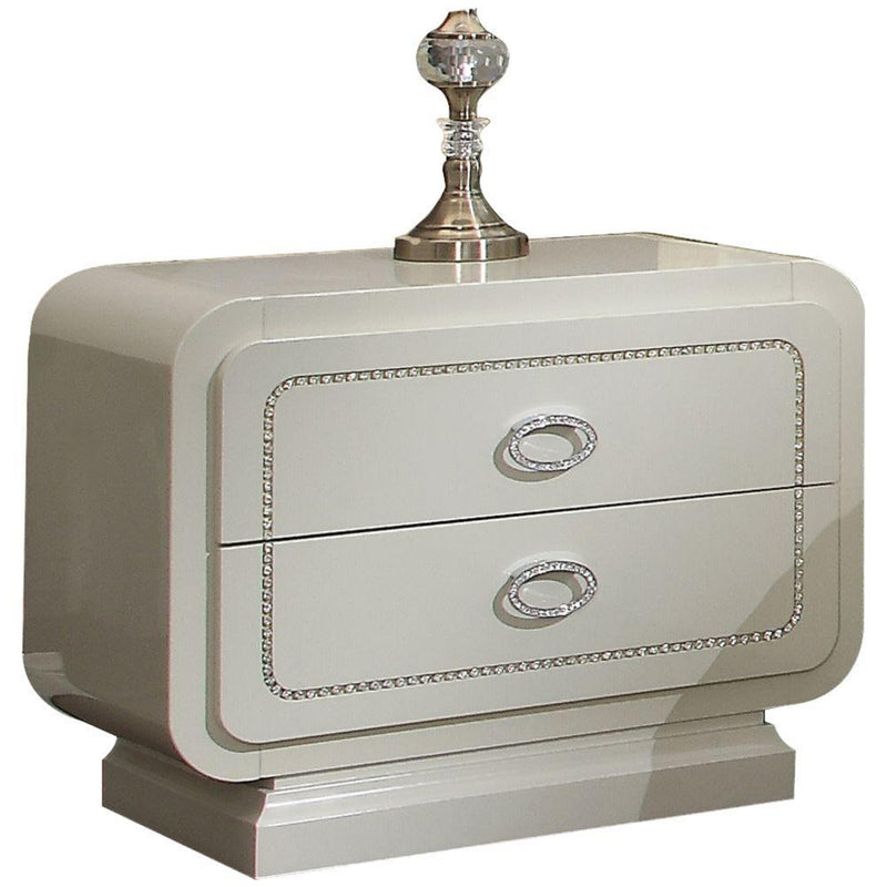 Acme Furniture Bellagio 2-Drawer Nightstand 20393 IMAGE 1