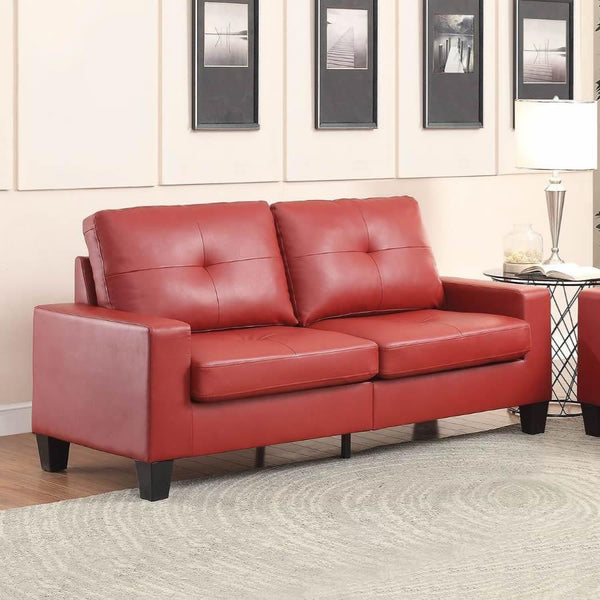 Acme Furniture Platinum II Stationary Polyurethane Sofa 52745 IMAGE 1