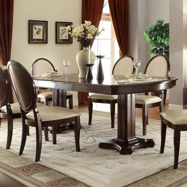 Acme Furniture Balint Dining Table with Pedestal Base 71260 IMAGE 1