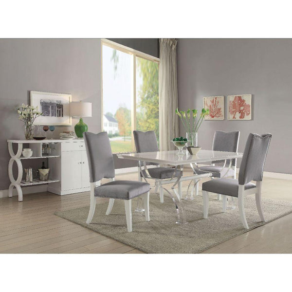 Acme Furniture Martinus Dining Table with Trestle Base 74720 IMAGE 1