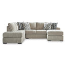  Benchcraft Calnita 20502S2 2 pc Sectional with Chaise IMAGE 1