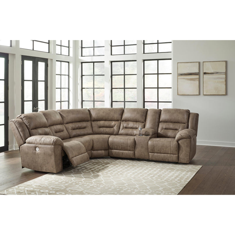  Signature Design by Ashley Ravenel 83106S2 3 pc Power Reclining Sectional IMAGE 3