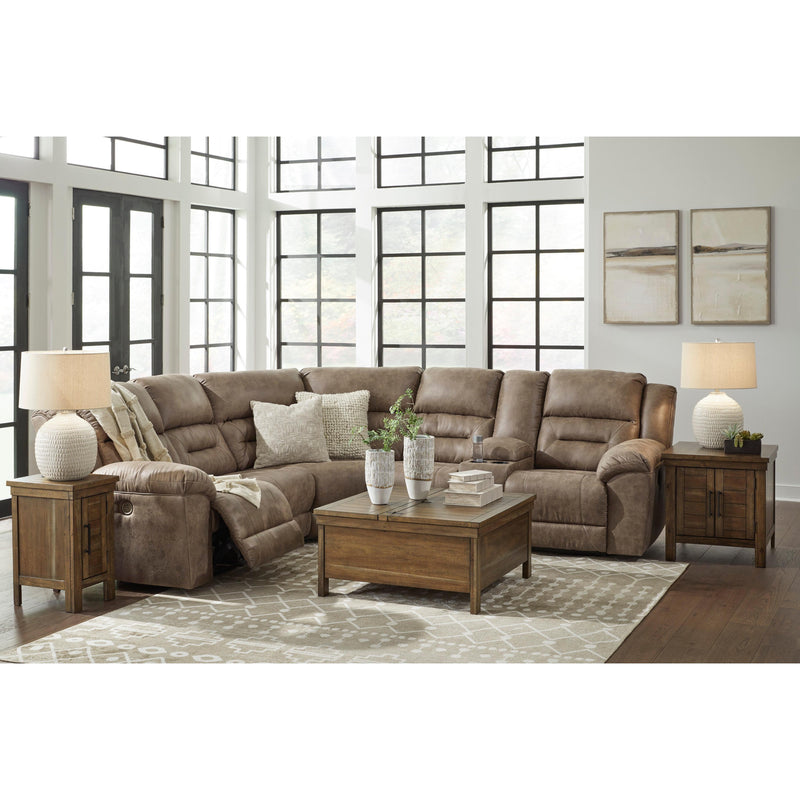  Signature Design by Ashley Ravenel 83106S2 3 pc Power Reclining Sectional IMAGE 5