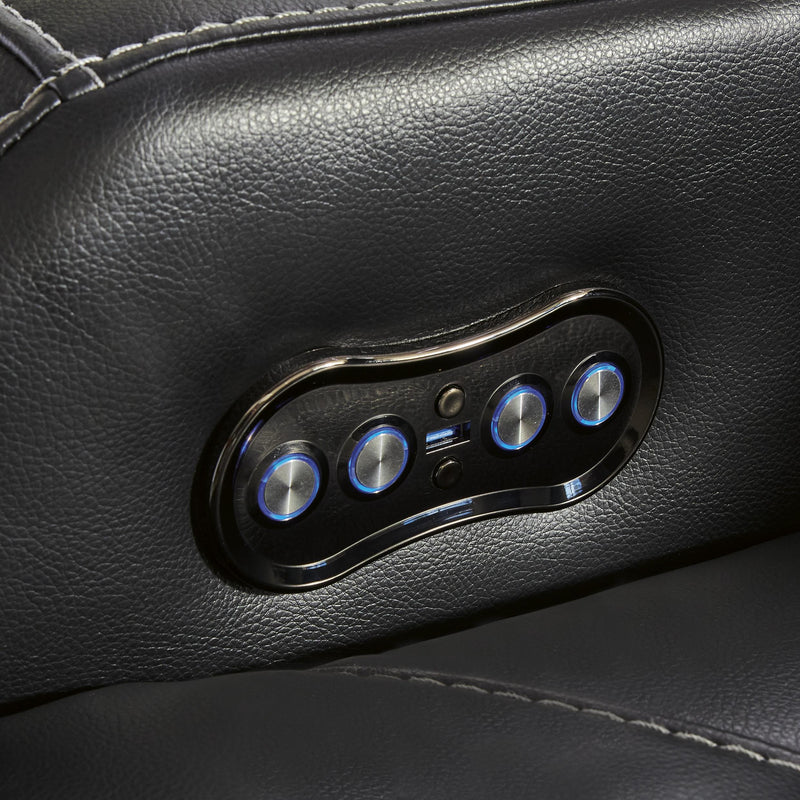  Signature Design by Ashley Caveman Den 9070313 Power Recliner with Adjustable Headrest IMAGE 11
