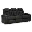  Signature Design by Ashley Caveman Den 9070315 Power Reclining Sofa with Adjustable Headrest IMAGE 1