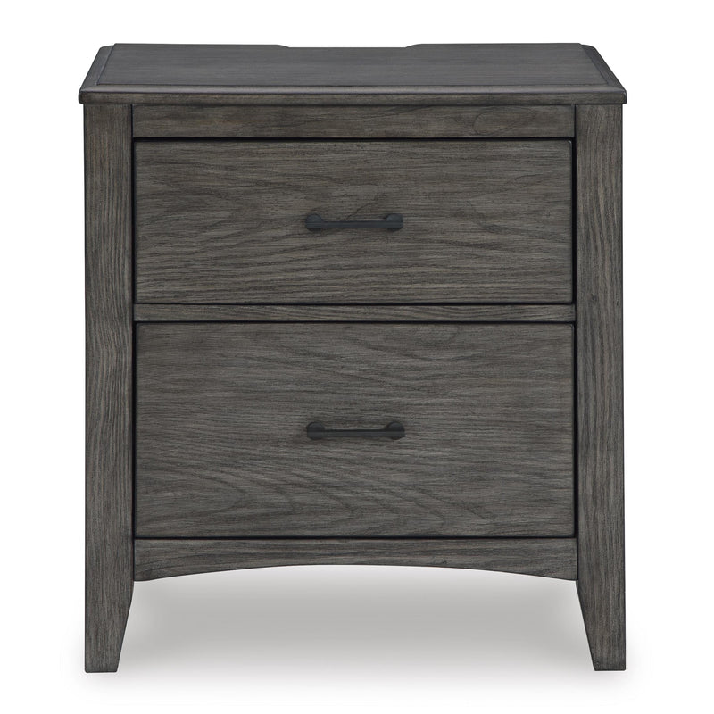 Signature Design by Ashley Montillan B651-92 Two Drawer Night Stand IMAGE 3