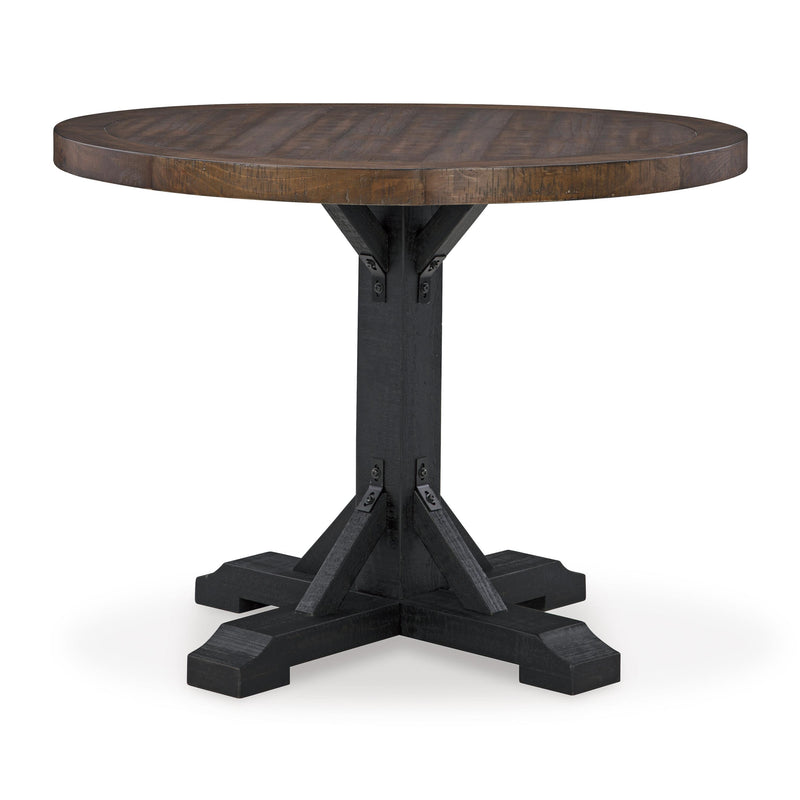  Signature Design by Ashley Valebeck D546D21 Counter Height Dining Table IMAGE 2