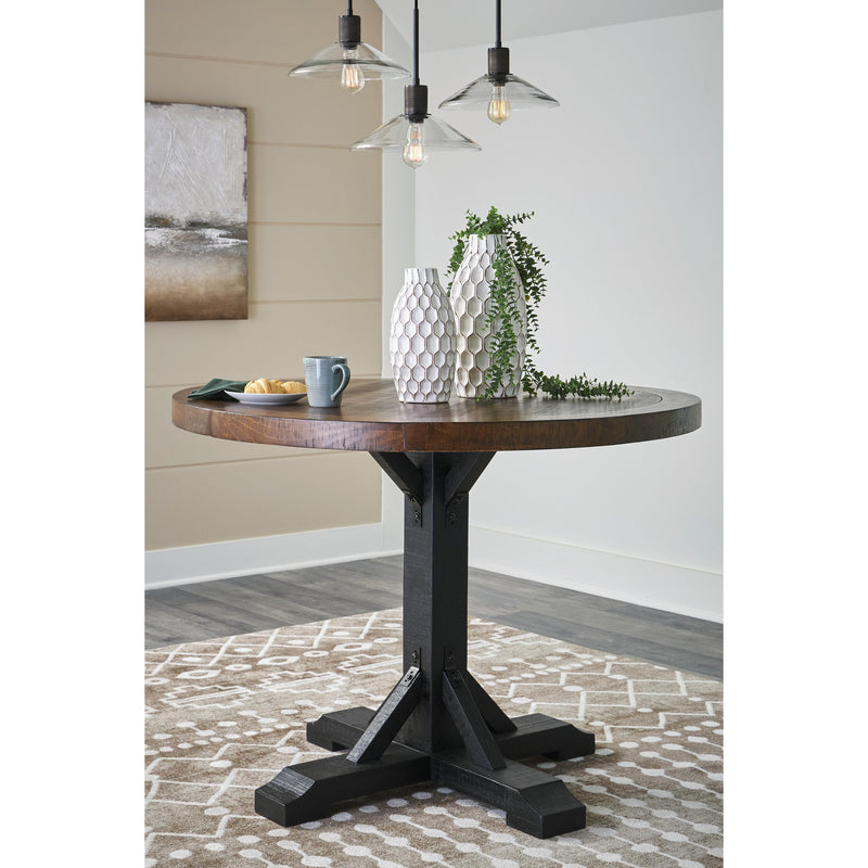  Signature Design by Ashley Valebeck D546D21 Counter Height Dining Table IMAGE 4