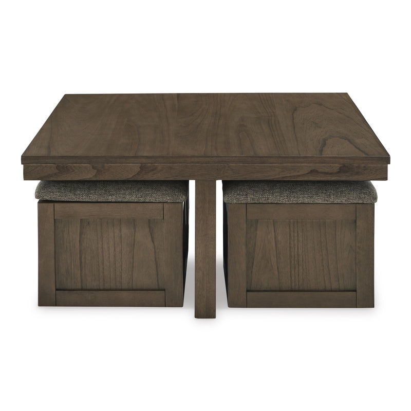 Signature Design by Ashley Boardernest T738-20 Cocktail Table with 4 Stools IMAGE 3