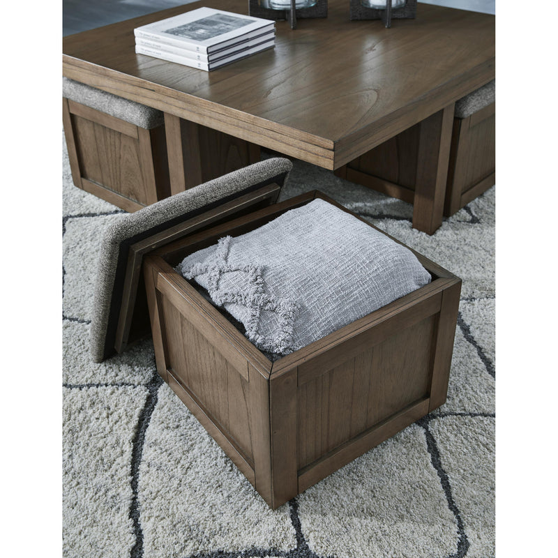 Signature Design by Ashley Boardernest T738-20 Cocktail Table with 4 Stools IMAGE 6