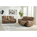 Signature Design by Ashley Trasimeno U8281547 2 Seat Power Reclining Sofa Adjustable Headrest IMAGE 10