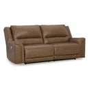  Signature Design by Ashley Trasimeno U8281547 2 Seat Power Reclining Sofa Adjustable Headrest IMAGE 1