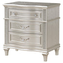 Coaster Furniture Evangeline 3-Drawer Nightstand 223392 IMAGE 3