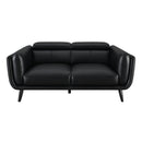 Coaster Furniture Shania Stationary Leatherette Loveseat 509922 IMAGE 4