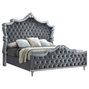 Coaster Furniture California King Upholstered Panel Bed 223581KW IMAGE 3