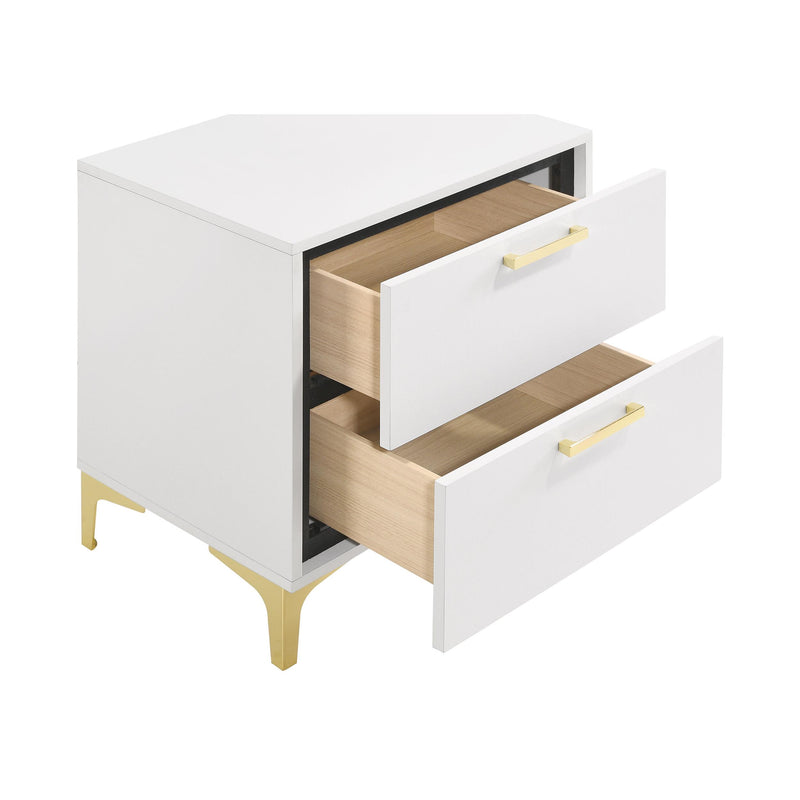 Coaster Furniture Kendall 224402 2-Drawer Nightstand - White IMAGE 11