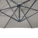 Furniture of America Glam GM-3003GR Cantilever Umbrella w/ LED IMAGE 5