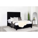 Coaster Furniture Hailey Queen Upholstered Platform Bed 315925Q IMAGE 2