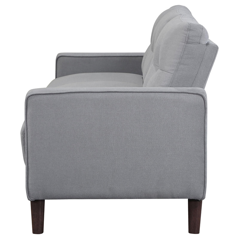 Coaster Furniture Bowen 506781 Upholstered Track Arm Tufted Sofa - Grey IMAGE 4