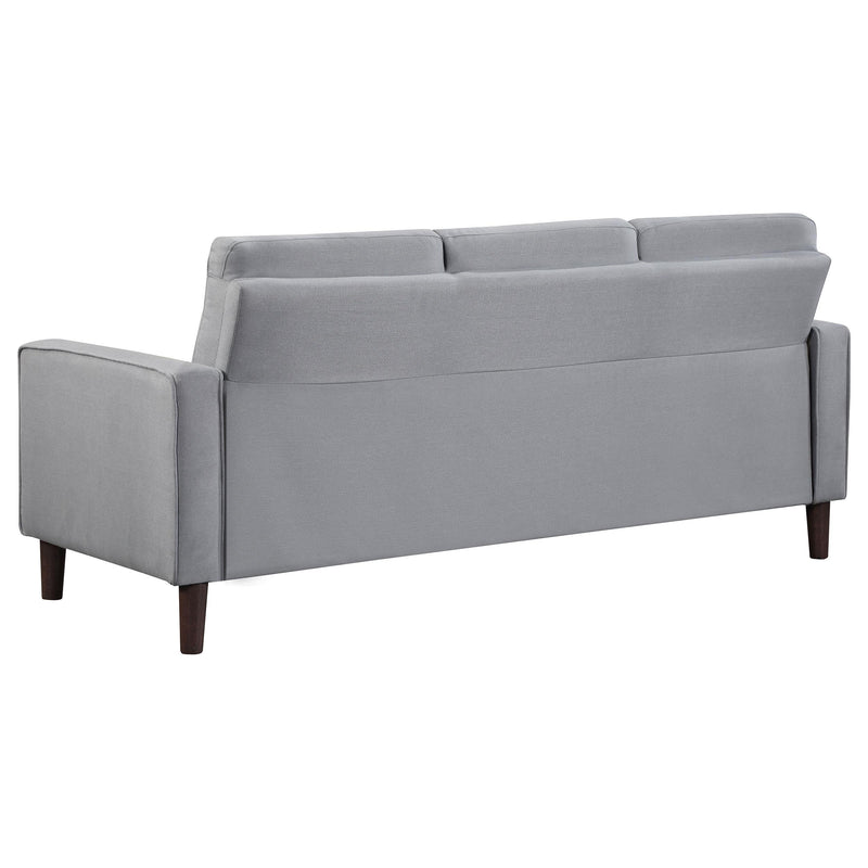 Coaster Furniture Bowen 506781 Upholstered Track Arm Tufted Sofa - Grey IMAGE 5