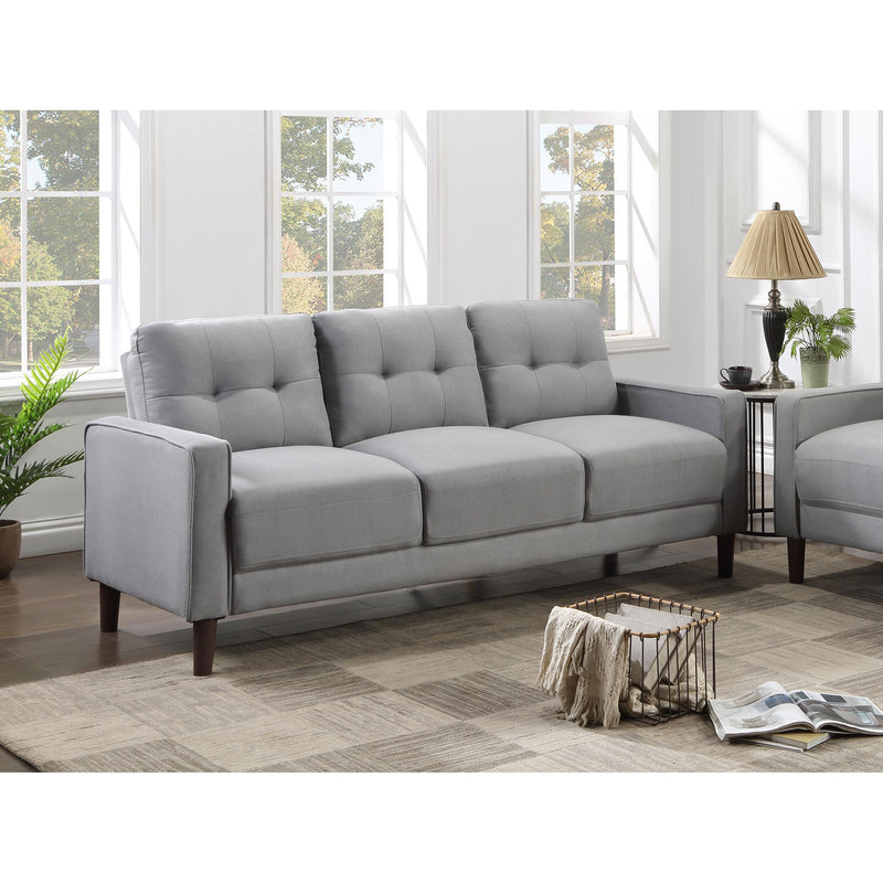 Coaster Furniture Bowen 506781 Upholstered Track Arm Tufted Sofa - Grey IMAGE 8