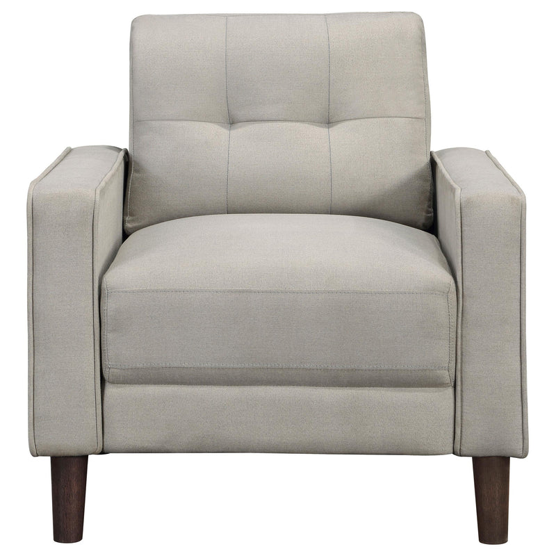 Coaster Furniture Bowen 506787 Upholstered Track Arm Tufted Accent Chair - Beige IMAGE 2