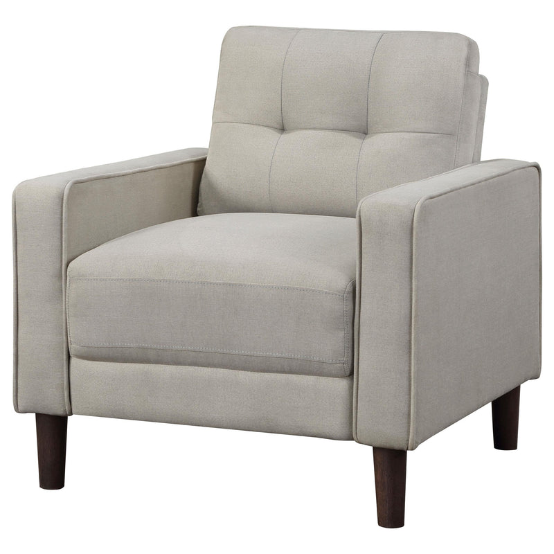 Coaster Furniture Bowen 506787 Upholstered Track Arm Tufted Accent Chair - Beige IMAGE 3