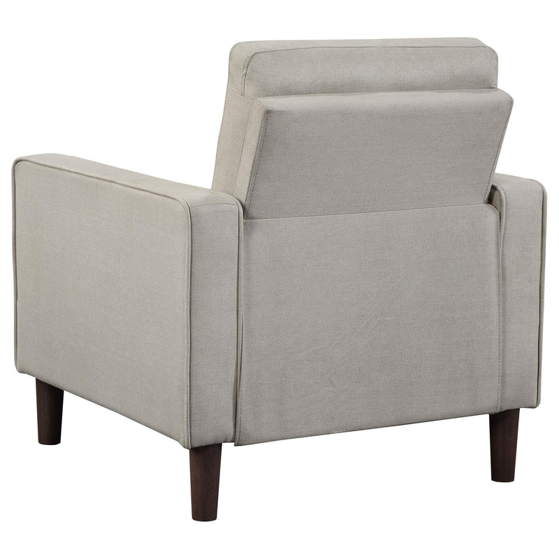 Coaster Furniture Bowen 506787 Upholstered Track Arm Tufted Accent Chair - Beige IMAGE 5
