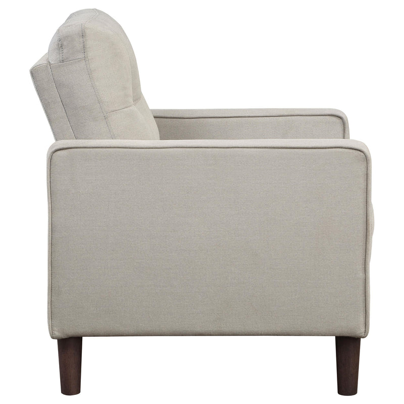 Coaster Furniture Bowen 506787 Upholstered Track Arm Tufted Accent Chair - Beige IMAGE 7