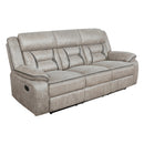 Coaster Furniture Greer Reclining Leatherette Sofa 651351 IMAGE 1