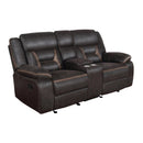 Coaster Furniture Greer Reclining Leatherette Loveseat 651355 IMAGE 1