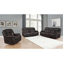 Coaster Furniture Greer Reclining Leatherette Loveseat 651355 IMAGE 2
