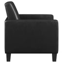 Coaster Furniture Julio 909478 Upholstered Track Arm Accent Chair - Black IMAGE 7