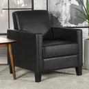 Coaster Furniture Julio 909478 Upholstered Track Arm Accent Chair - Black IMAGE 8