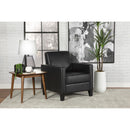 Coaster Furniture Julio 909478 Upholstered Track Arm Accent Chair - Black IMAGE 9