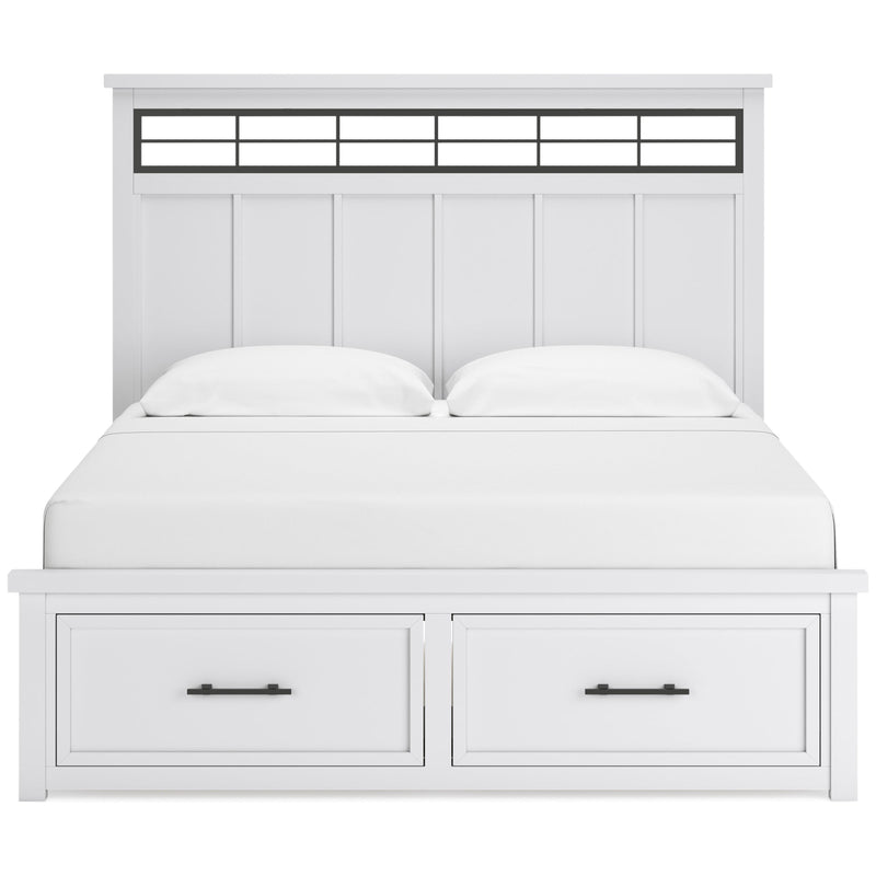  Benchcraft Ashbryn B844B5 California King Panel Storage Bed IMAGE 2