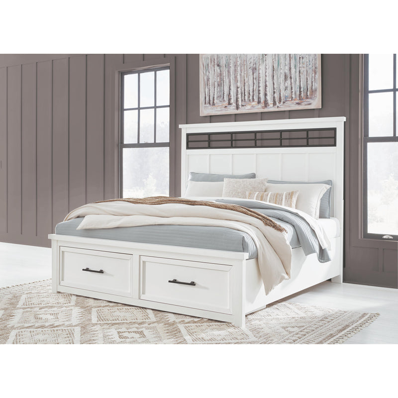  Benchcraft Ashbryn B844B5 California King Panel Storage Bed IMAGE 6