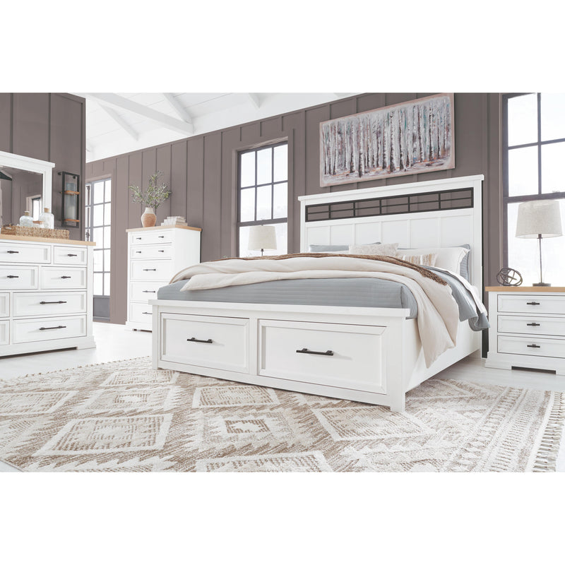  Benchcraft Ashbryn B844B5 California King Panel Storage Bed IMAGE 8