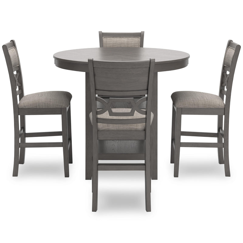  Signature Design by Ashley Wrenning D425-223 Dining Room Counter Table Set IMAGE 2