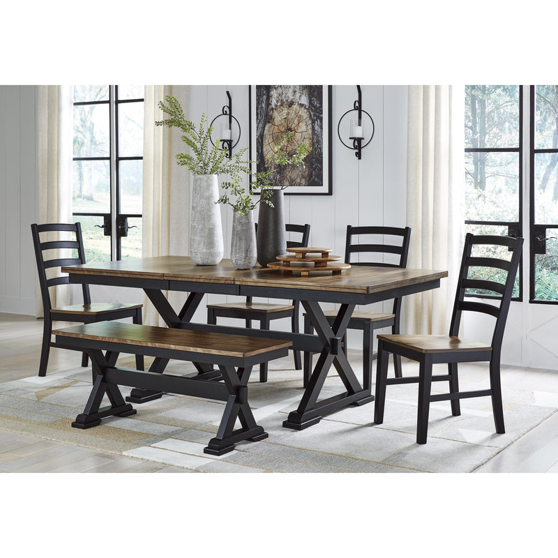  Signature Design by Ashley Wildenauer D634-00 Large Dining Room Bench IMAGE 6
