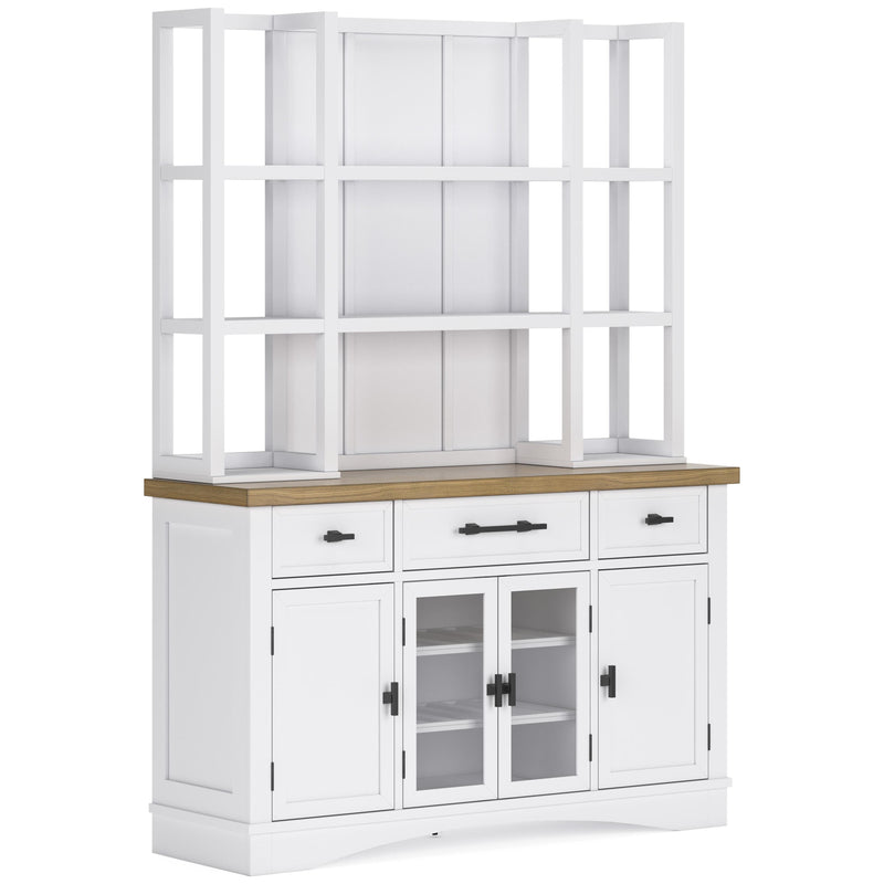  Signature Design by Ashley Ashbryn D844D3 Dining Server and Hutch IMAGE 1