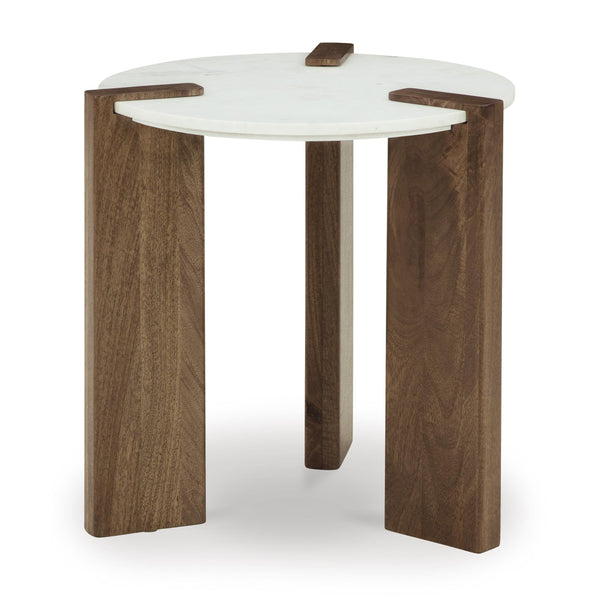  Signature Design by Ashley Isanti T652-6 Round End Table IMAGE 1