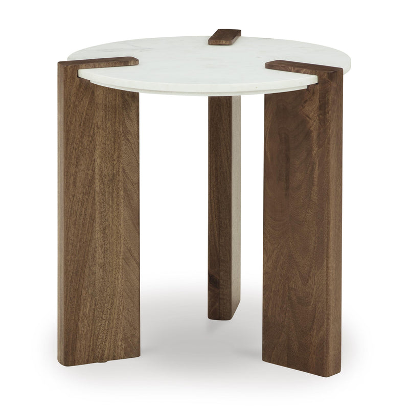  Signature Design by Ashley Isanti T652-6 Round End Table IMAGE 1